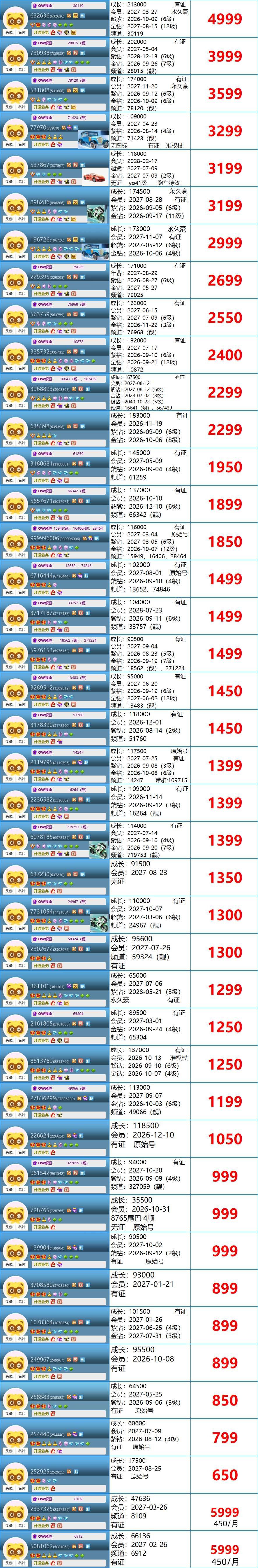 高成长权杖靓号(图41)