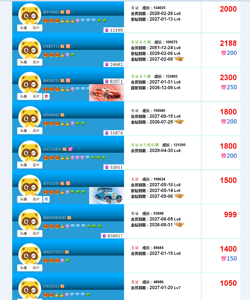 高成长权杖靓号(图61)